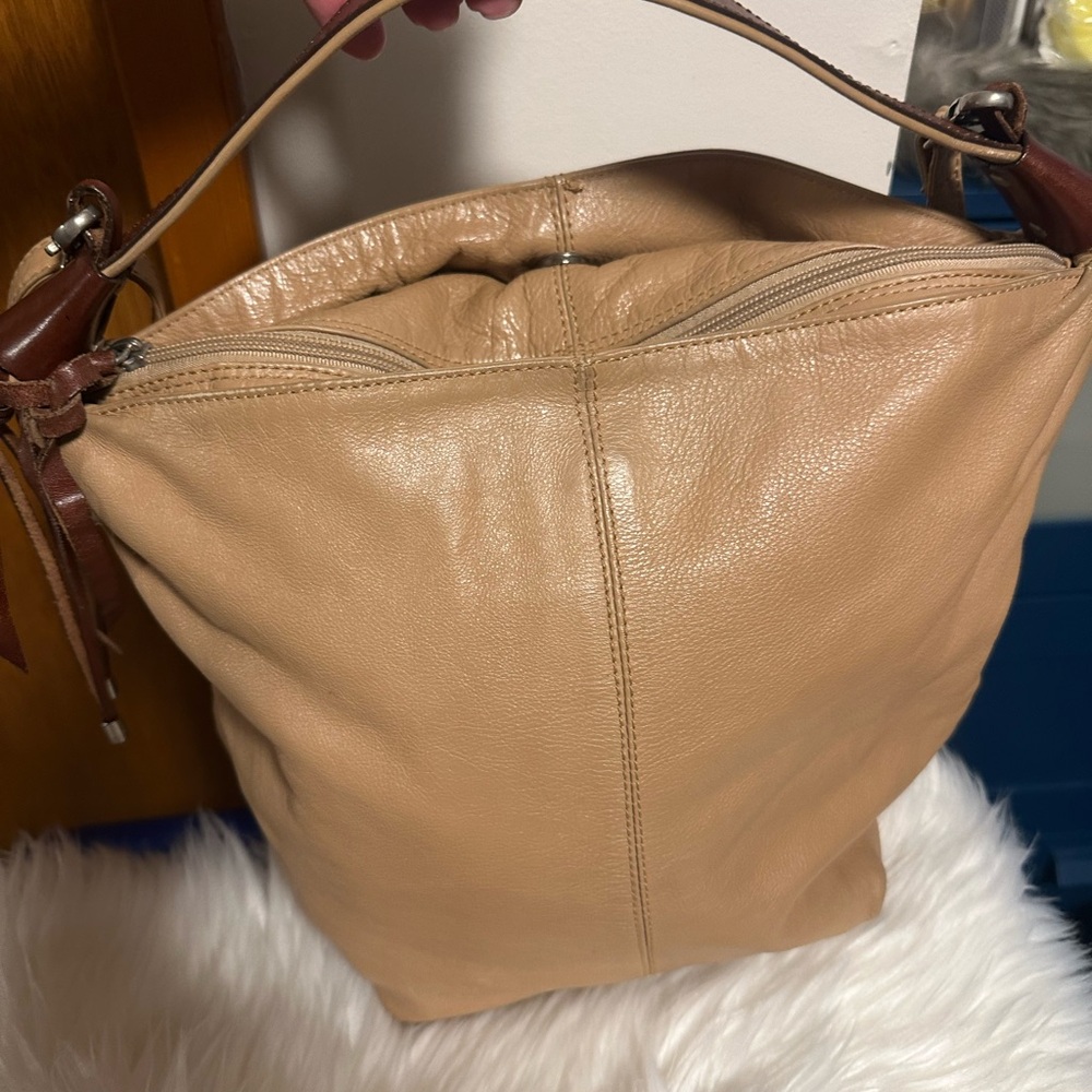 Tan Leather Shoulder Bag - Picture 4 of 8